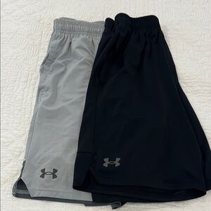 Under Armour Men's bundle Black and Gray gym Shorts